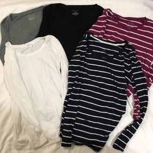 Long sleeve maternity basics